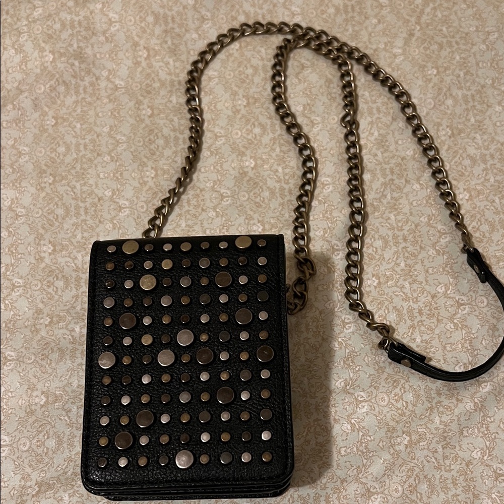 Ecote Black Studded Crossbody Bag
